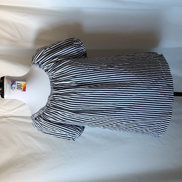 Boho Stripe women's blouse. - Picture 2 of 8